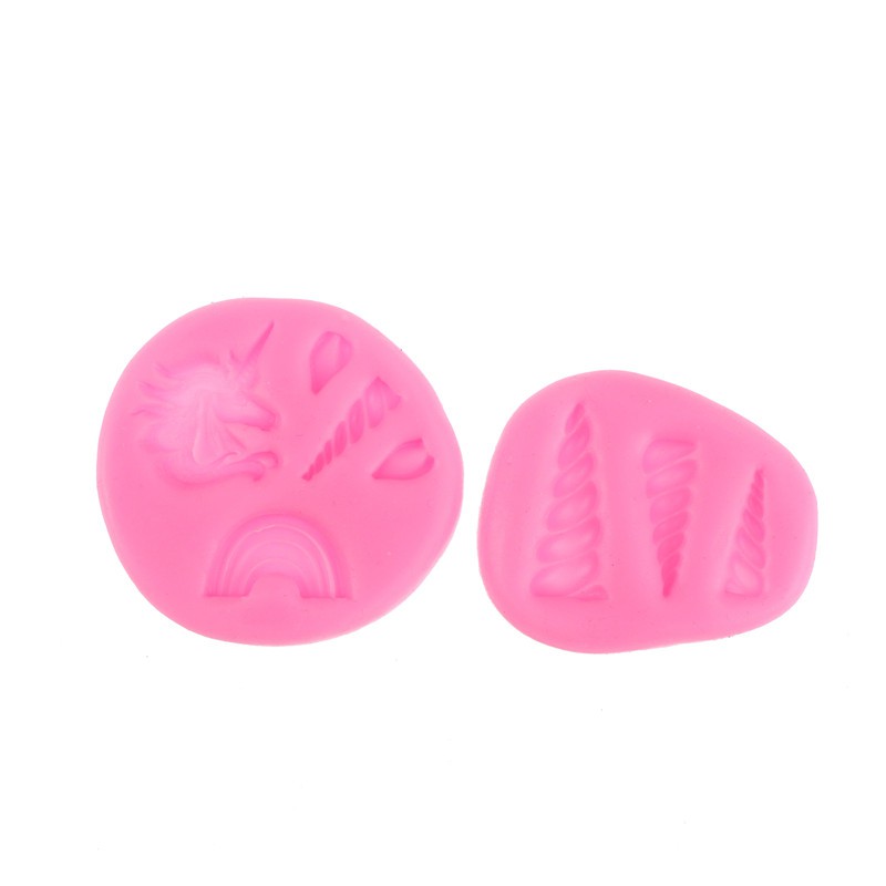 Khuôn silicon làm bánh hình kỳ lân dễ thương tiện dụng