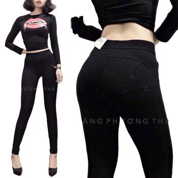 Quần ngố As nâng mông chất cotton co giãn dài qua gối thích hợp mặc ở nhà | BigBuy360 - bigbuy360.vn