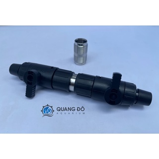 Van khóa đôi inox - double taps inox - van khóa nước inox
