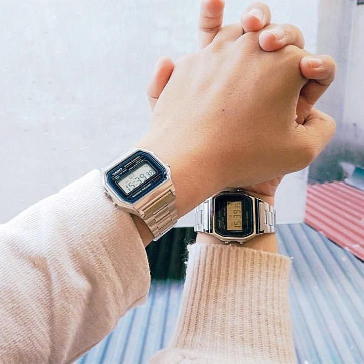 Đồng hồ nam jp casio A158-159 full box điện tử chống nước siêu đẹp, thời thượng, trẻ trung, cá tính | BigBuy360 - bigbuy360.vn