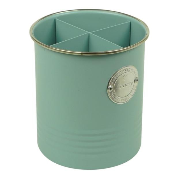Giá Đỡ Muỗng / Nĩa Chia Ngăn Màu Xanh Bạc Hà | BigBuy360 - bigbuy360.vn