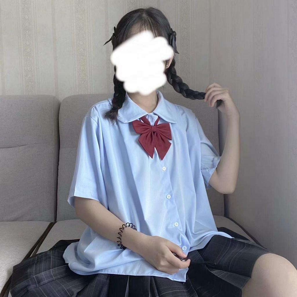 Áo Sơ Mi Nữ Tay Ngắn Dáng Rộng Phong Cách Hàn Quốc