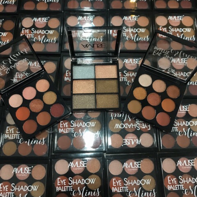 Phấn mắt 9 ô tone nâu tây