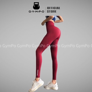 Quần Tập Gym Nữ Tập Yoga [LEGGING] Dài Naqi Logo Nhí [ĐỒ TẬP GYM NỮ]