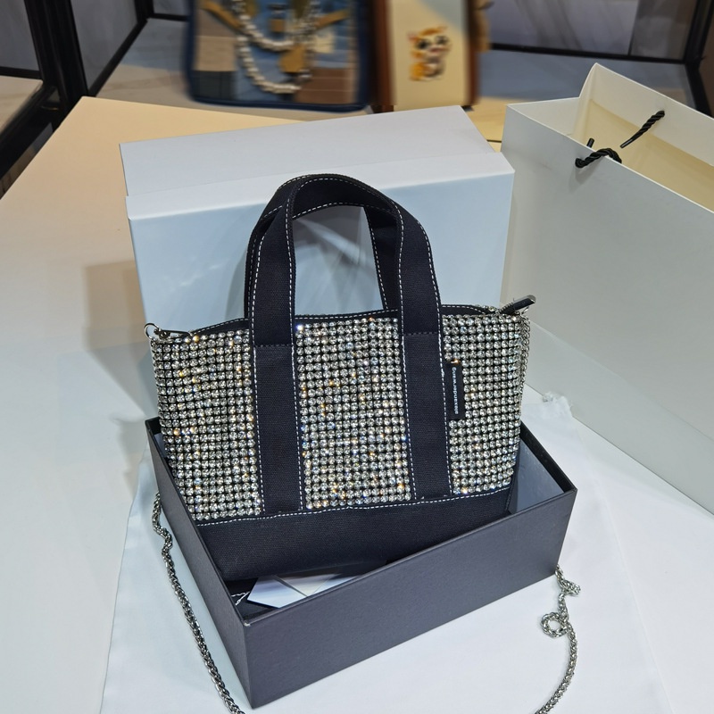 Túi Xách Đeo Vai Mini Đính Kim Cương Lấp Lánh Phong Cách Mới
