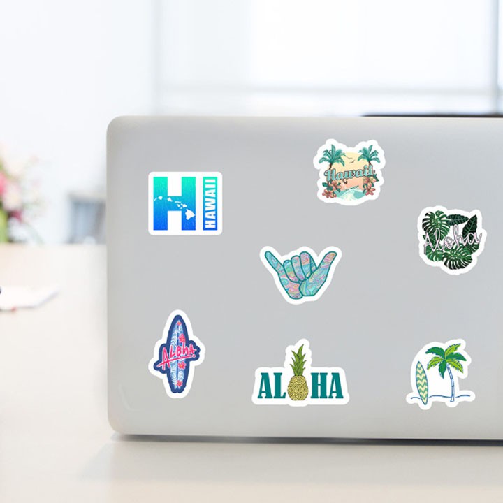 Bộ 50 Miếng Dán Decal Sticker Trang Trí DCK-001