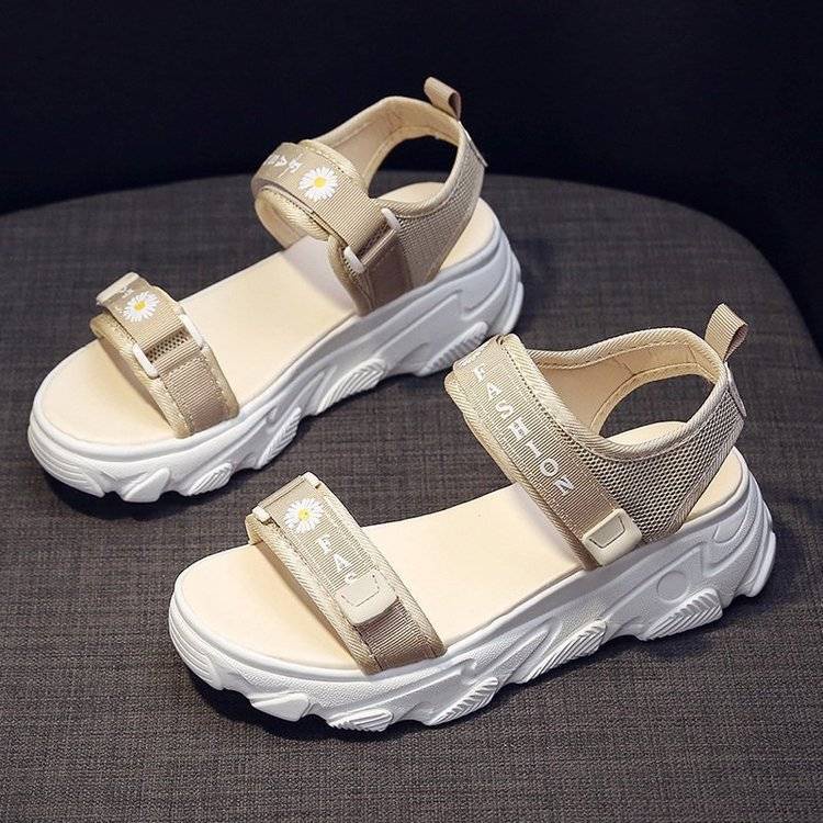 Dép cho bé gái。 Giày sandal đế bằng thời trang mùa hè cho bé gái 10 11 12 13 14 15 tuổi princ