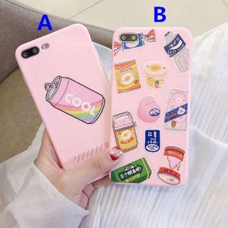Casing Food Drink Rubber Soft Case For Vivo V5/V5s V5 Lite Y55 Y97 V7 V9 V11i Y71