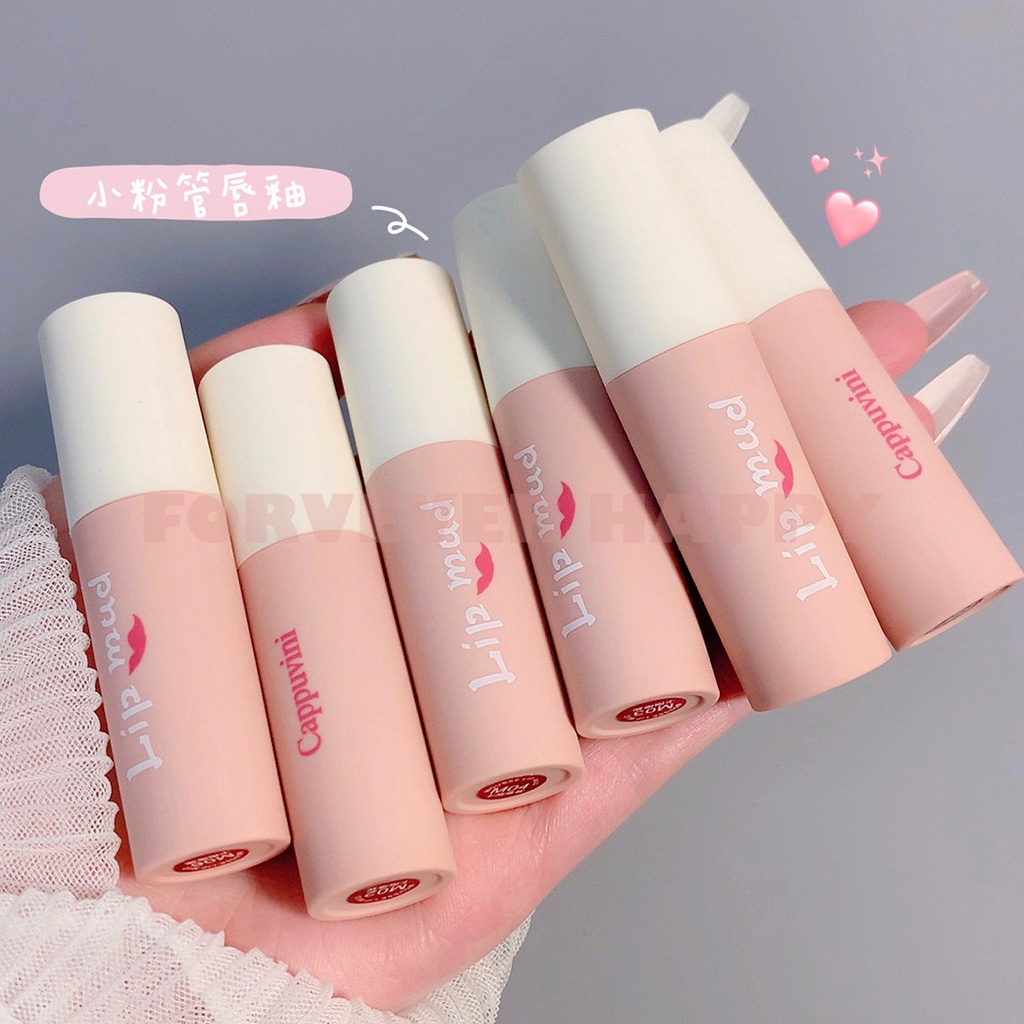 Cappuvini Son Môi Mịn Mượt Như Nhung Lâu Trôi Màu Đỏ Nâu Thương Hiệu Fein guan