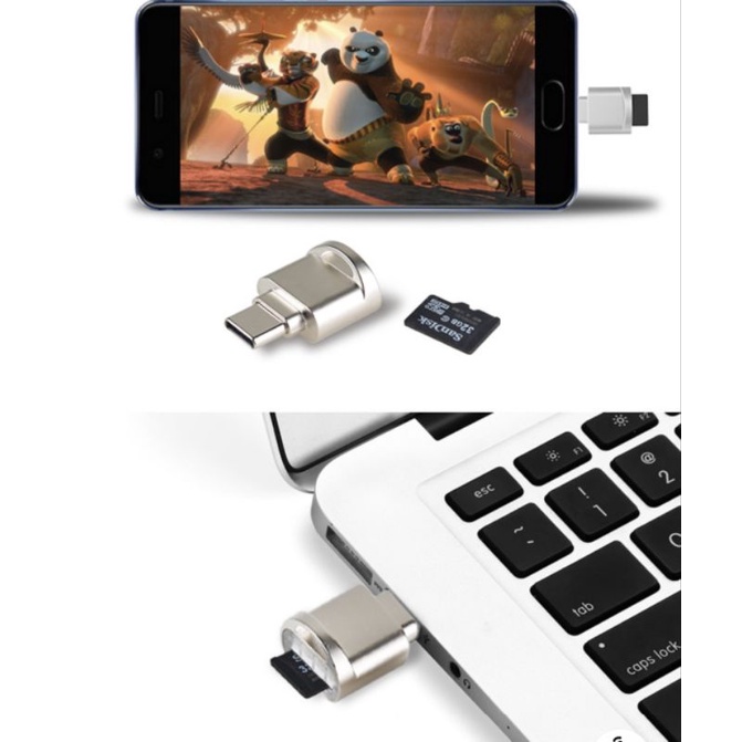 Đầu đọc thẻ GoPro cho điện thoại.