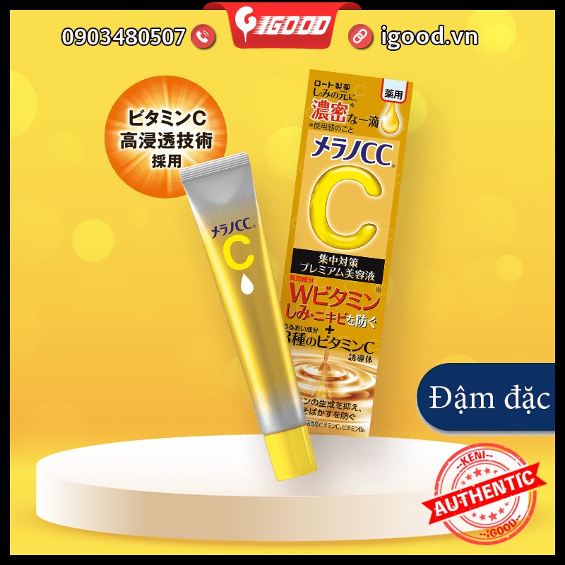 Serum CC Melano ngừa thâm, trắng da Nhật Bản 20ml