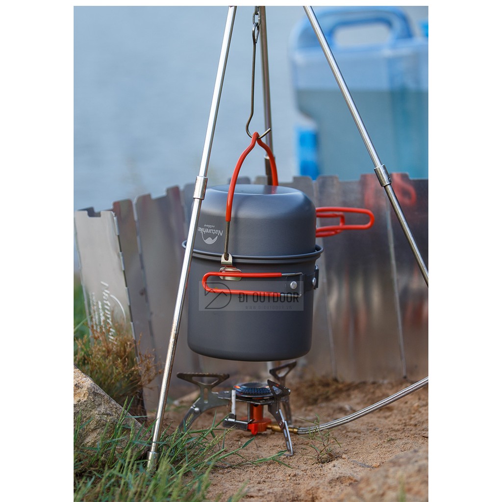 Bộ nồi cắm trại Naturehike 2-3 người NH15T401-G và NH18T018-G