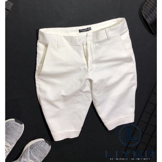 Quần short kaki nam Liyor trơn phù hợp với dáng người dưới 75kg (nhiều màu) - QKK002