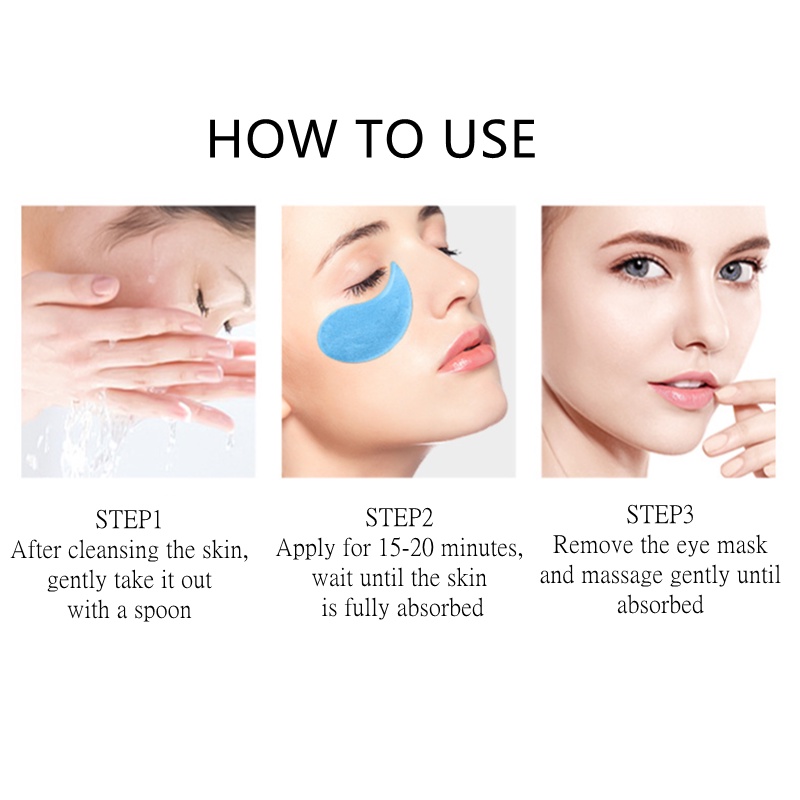 Mặt nạ mắt LEWEDO axit hyaluronic chống lão hóa dưỡng ẩm làm săn chắc 80g