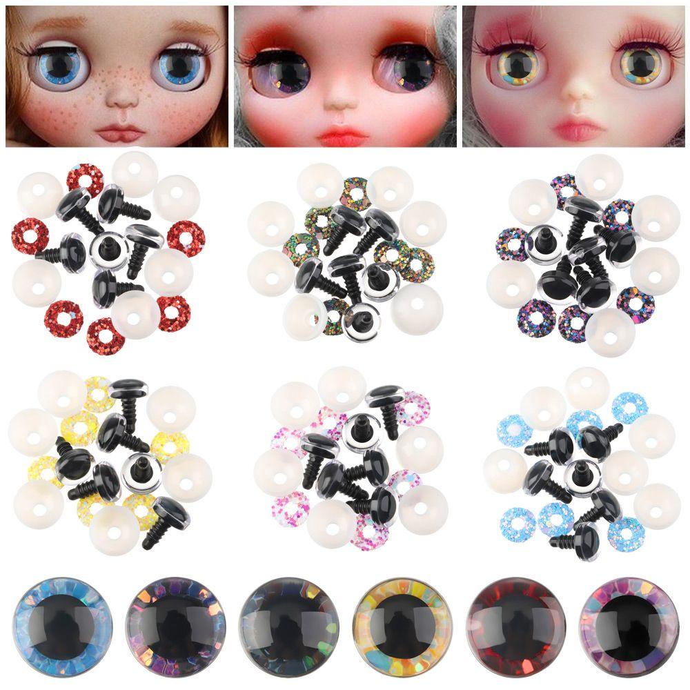 Mắt 3D Đồ Chơi Dạng Tròn Kèm Vòng Đệm Cứng Dành Cho Trẻ Em