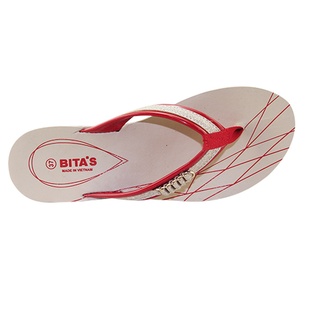 DÉP QUAI KẸP NỮ Bita's DAN.105 ( Đỏ đô + Đen + Nho)