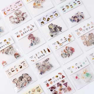 (Sale)Set 32 sticker dán washi trang trí