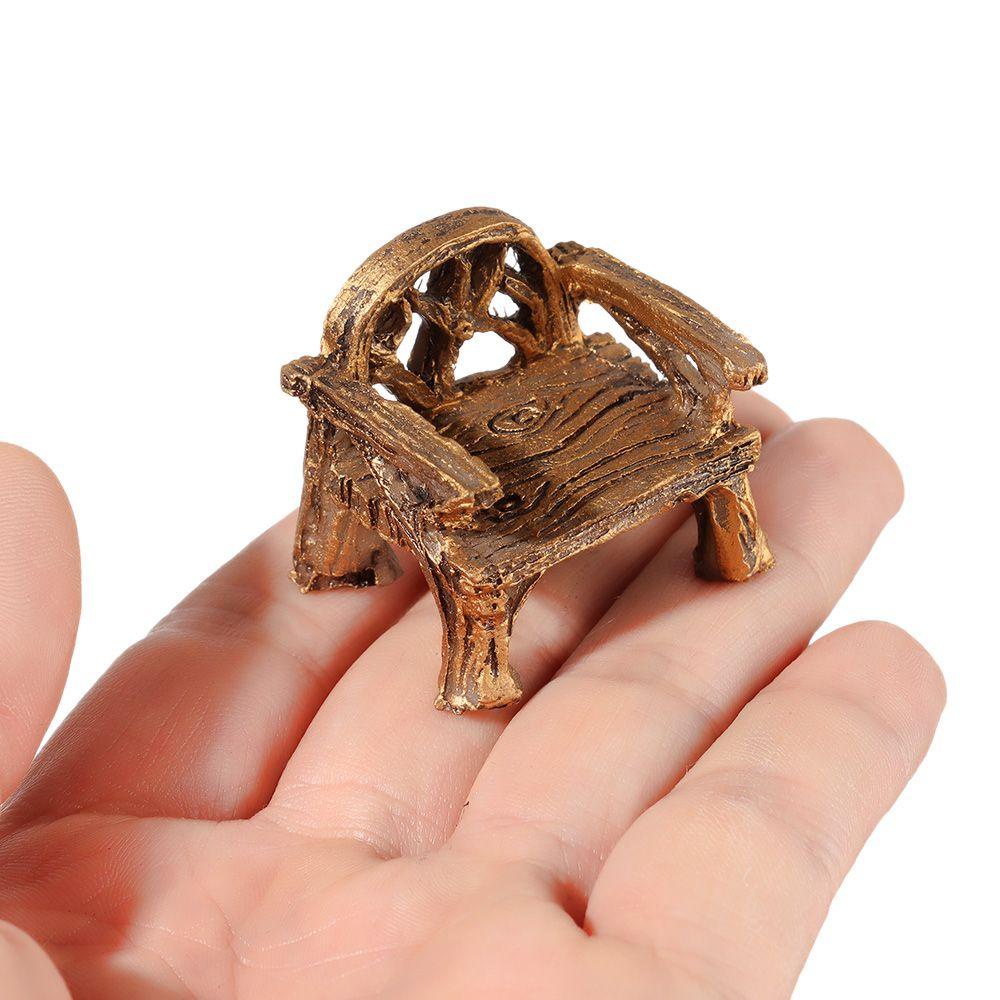 CONOPERY Mô Hình Ghế Đẩu Mini Trang Trí Sân Vườn