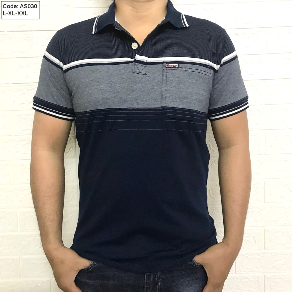 Áo Thun Nam Lớn Tuổi Có Túi BIG SIZE 90KG -Áo Thun Nam Có Túi Trung Niên ( chất liệu 100% cotton mềm mịn)