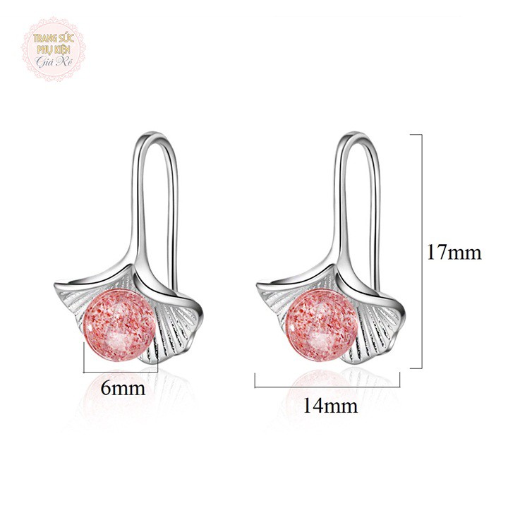 Bông tai nữ style Hàn cực xinh, bạc  S925  - HT228