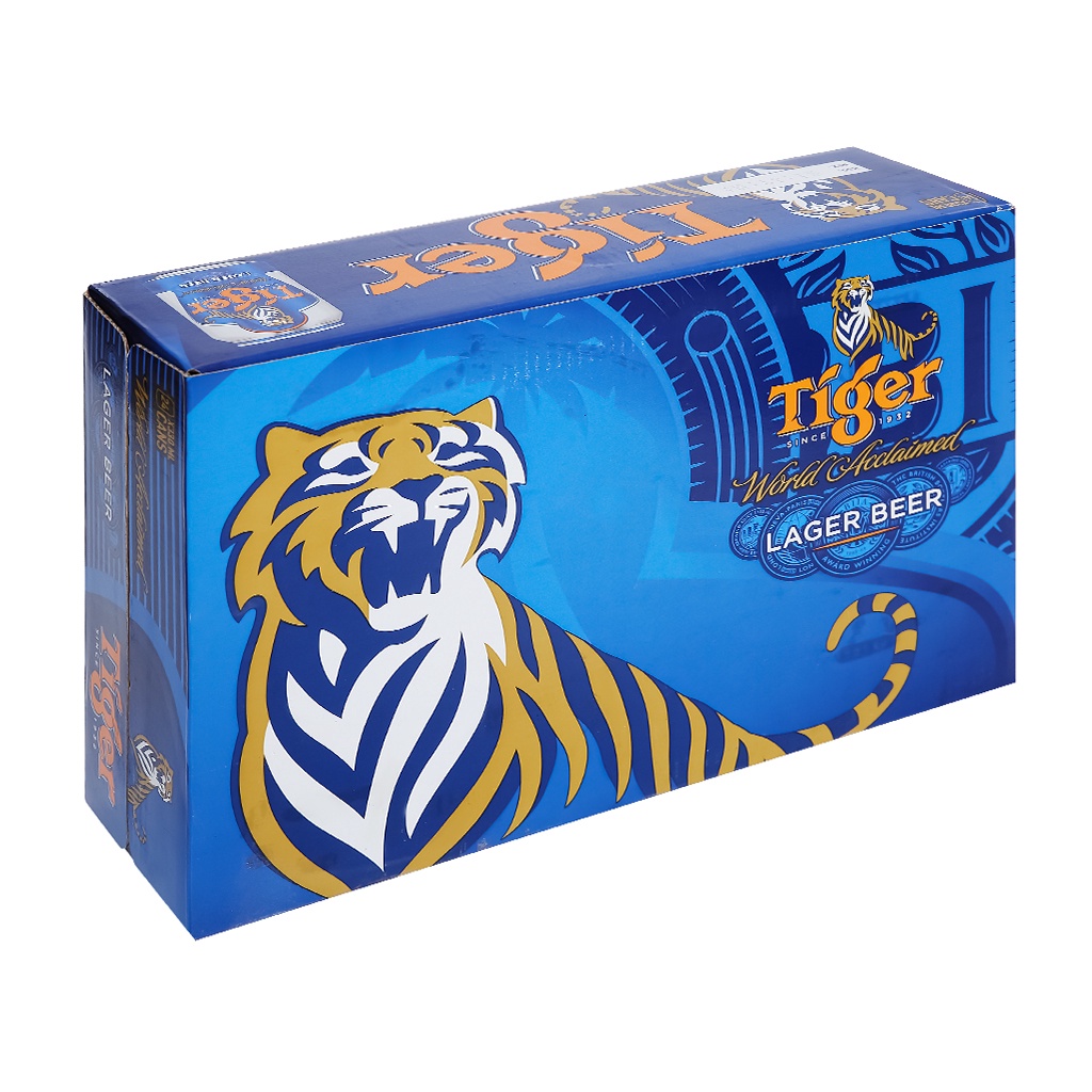 Thùng 24 Lon Tiger Nâu 330ml