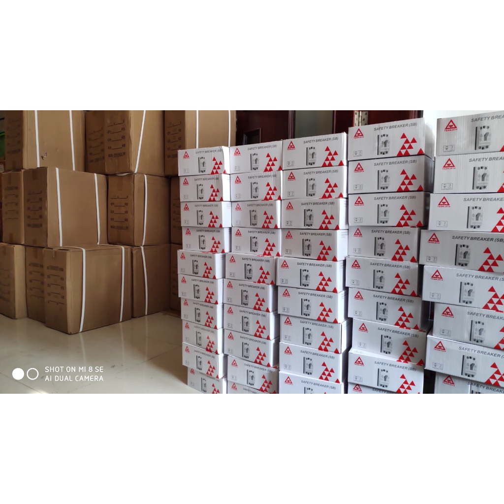 Cầu dao an toàn aptomat cóc CB cóc 2P 10A 15A 20A 30A 40A TAIAN Malaysia nhập khẩu chính hãng