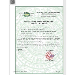 Viên uống bổ sung SÂM NHUNG BỔ THẬN NAM DƯỢC SAM NHU BO THAN (Lọ 30 viên)