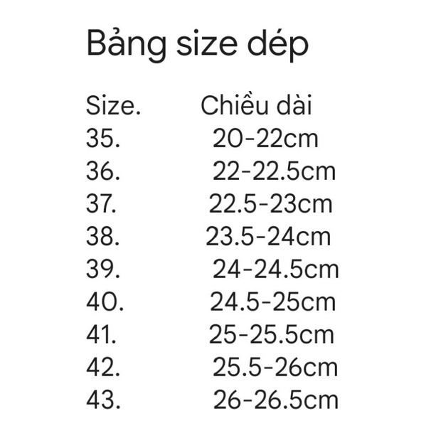 Dép bảng nhúng phối hai màu đen trắng có bảng size cuối cùng