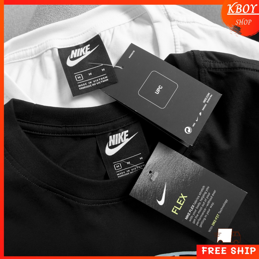 Áo thun nam Kboy Shop Áo phông tay ngắn cổ tròn Unisex 2 màu Trắng Đen dáng ôm phối cực cá tính - V103