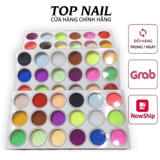 Set 18 màu bột nặn hoa cho học viên nghề nail