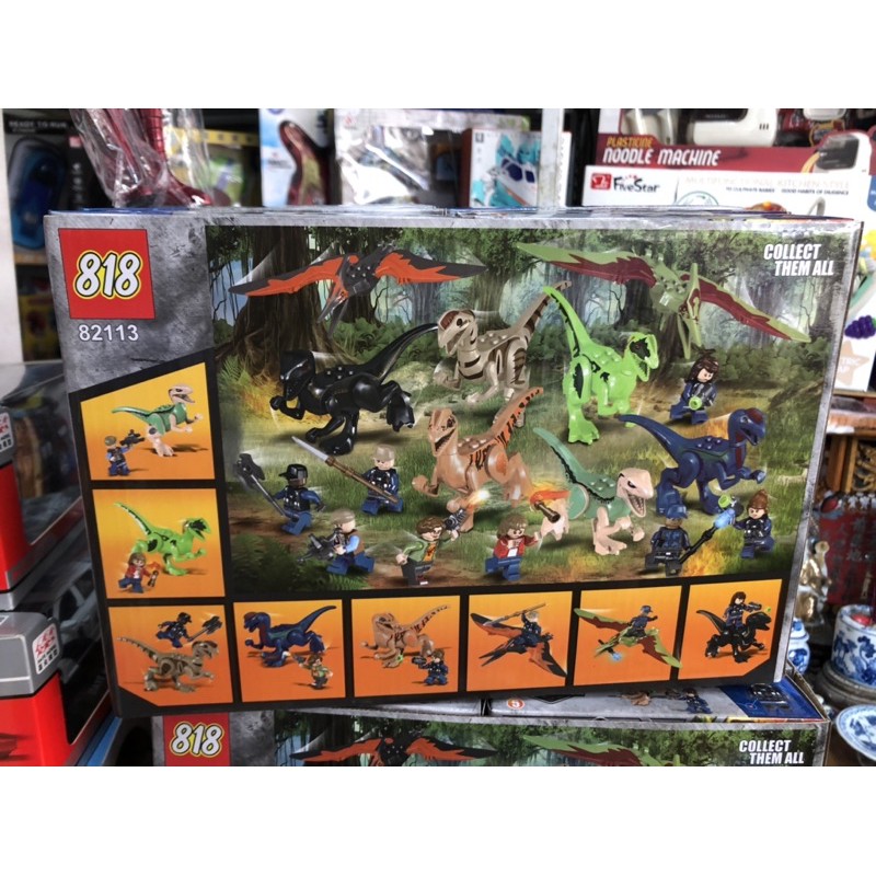 Sét 8 lego chiến hạng khủng long 82133