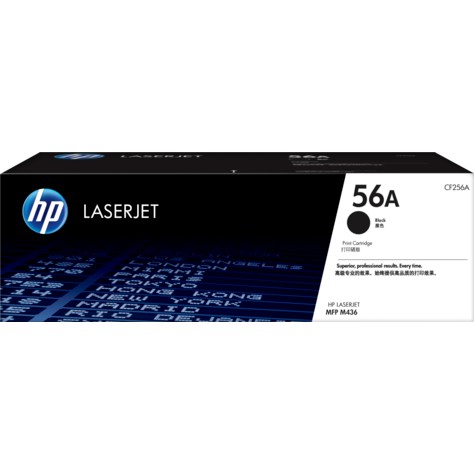 HP 56A Black Original LaserJet Toner Cartridge (CF256A) - Hàng Chính Hãng