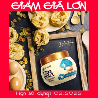 KEM Ủ TÓC GARNIER CHIẾT XUẤT DẦU ARGAN VÀ KEM HẠNH NHÂN ❤ GARNIER ULTRA DOUX MASQUE CRÈME NUTRITION RICHESSE D'ARGAN