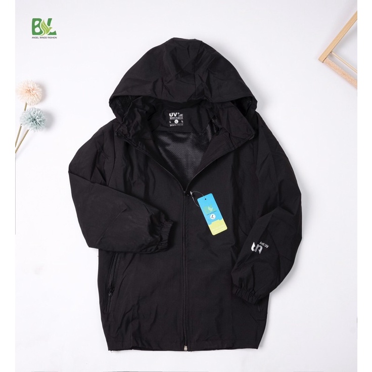 Áo gió nam nữ vải tráng chống thấm nước lót lưới tiện dụng