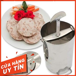 Khuôn Làm Giò Thủ bằng Inox 304 Cao Cấp Loại 1 kg- Khuôn Làm Giò Chả Tại Nhà Giá Sỉ Hàng Mới Về