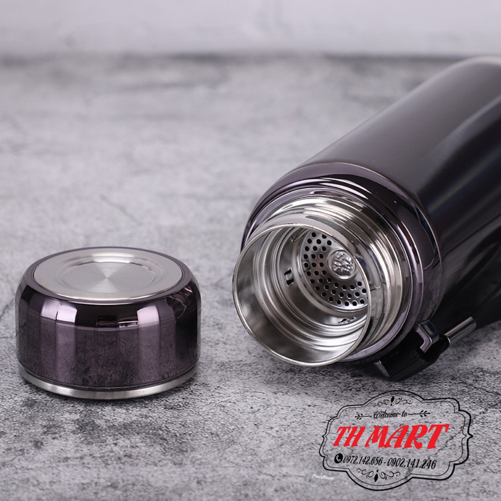 Bình giữ nhiệt kim cương inox 304 nóng lạnh, ly giữ nhiệt 24h dung tích 1000ml, 1200ml, 1500ml