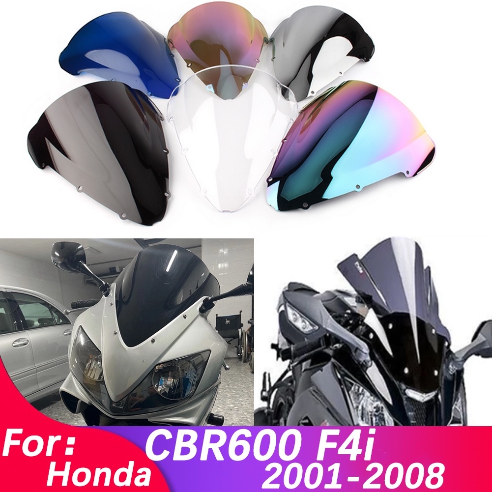 Kính Chắn Gió Bằng Nhựa ABS Chuyên Dụng Cho Xe Mô Tô Honda CBR600 CBR 600 F4i 2001 2002 2003 2004 2005 2006 2007 2008