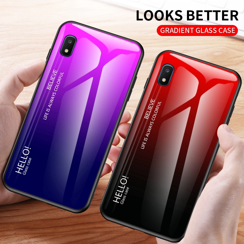 Ốp Lưng Kính Cường Lực Siêu Mỏng Cho Samsung J4 Plus J6 Plus A6 Plus A8 Plus A8 + A6 + 2018