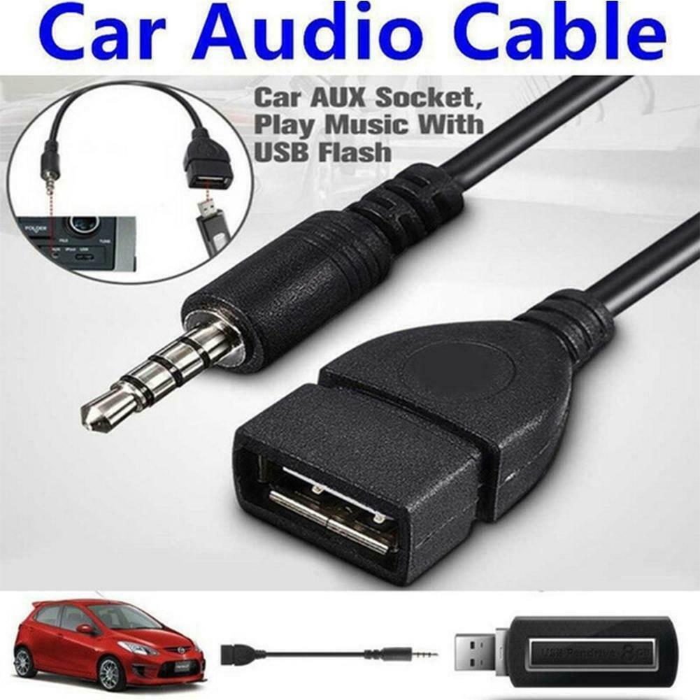 Cáp chuyển đổi âm thanh từ ổ cắm 0.18m Usb sang giắc cắm 3.5