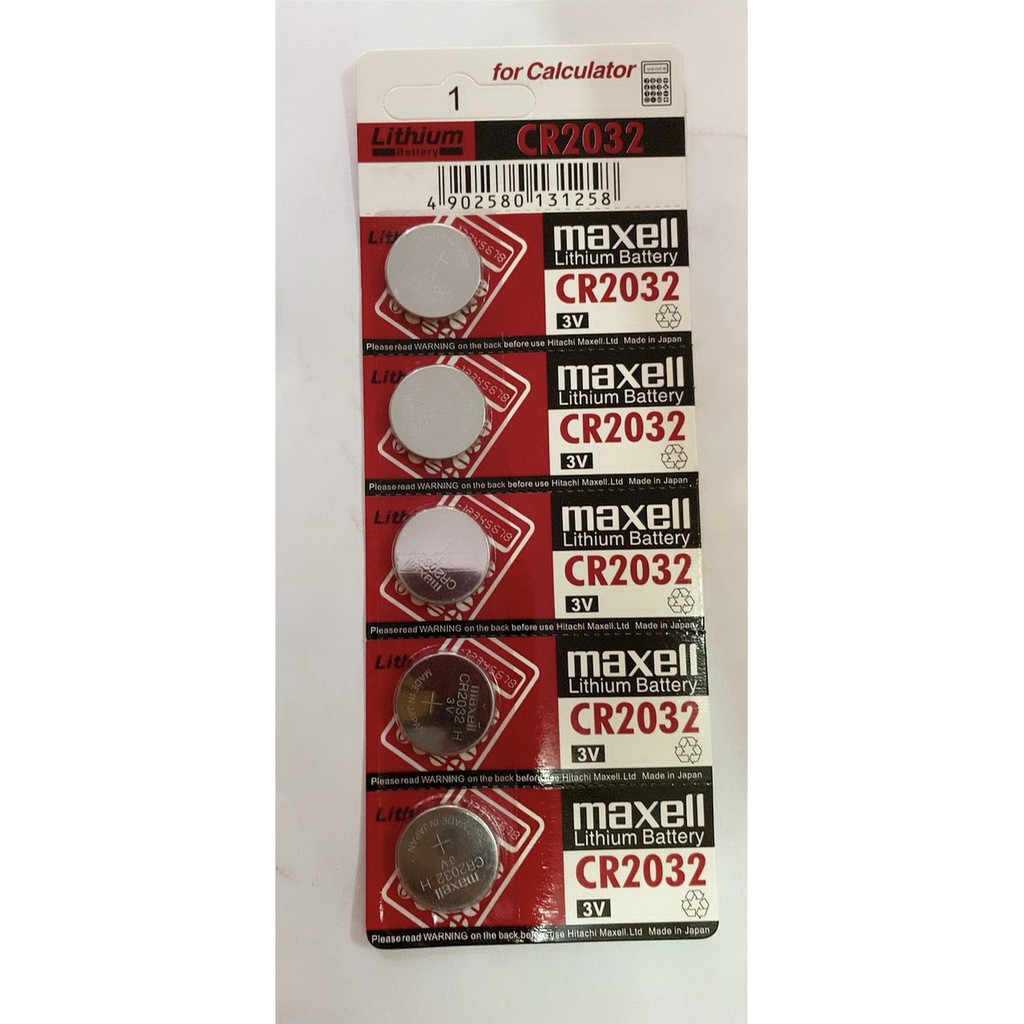 Vỉ 5 Viên Pin MAXELL CR2025 Lithium 3V