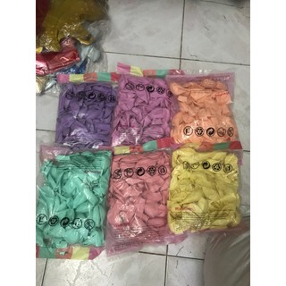 100 vỏ bóng cao su màu pastel