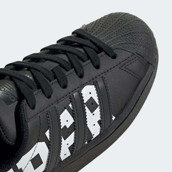 Giày Super Star Auth 🔥FREESHIP🔥 Adidas Superstar Big Logo Black Chính Hãng - Giày Nữ Adidas Chuẩn Auth [FV3745]