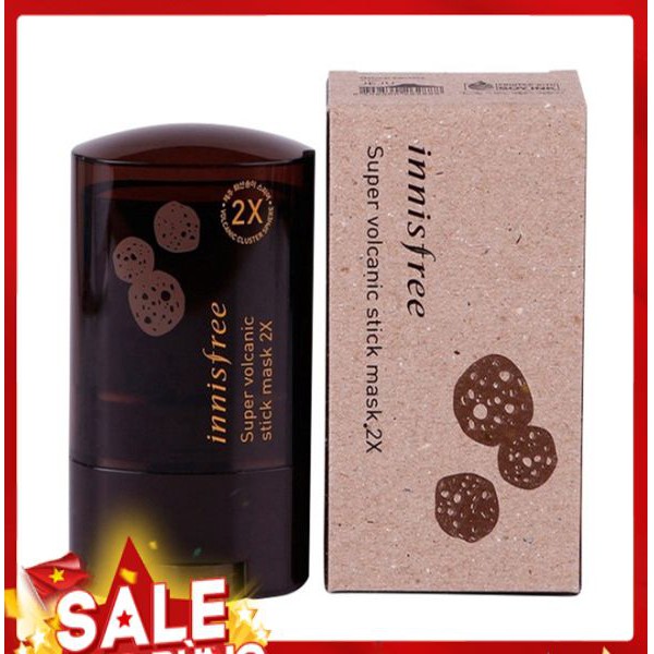 Mặt Nạ Đất Sét Dạng Thanh Lăn Innisfree Super Volcanic Stick Mask 2X