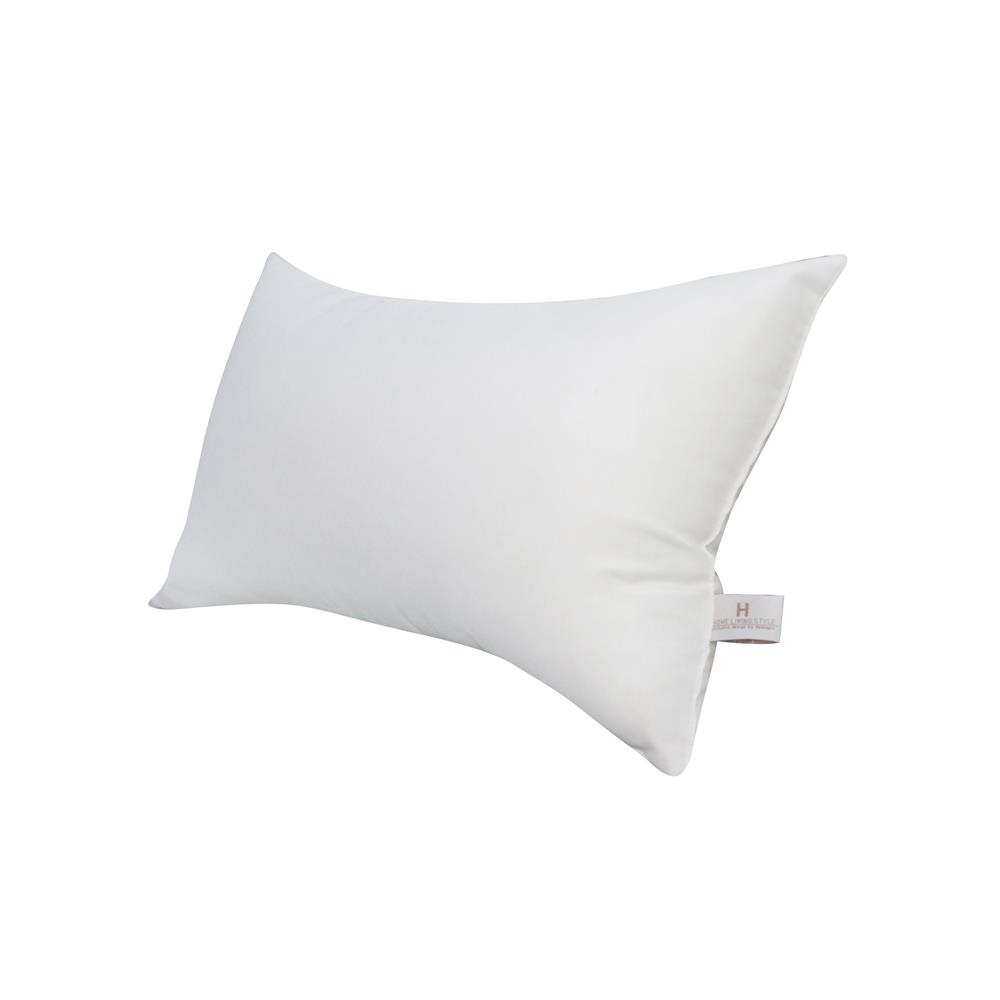 Homebase HLS gối bông mềm Polyester siêu êm mềm mại chuẩn khách sạn Thái Lan 73x48cm màu trắng