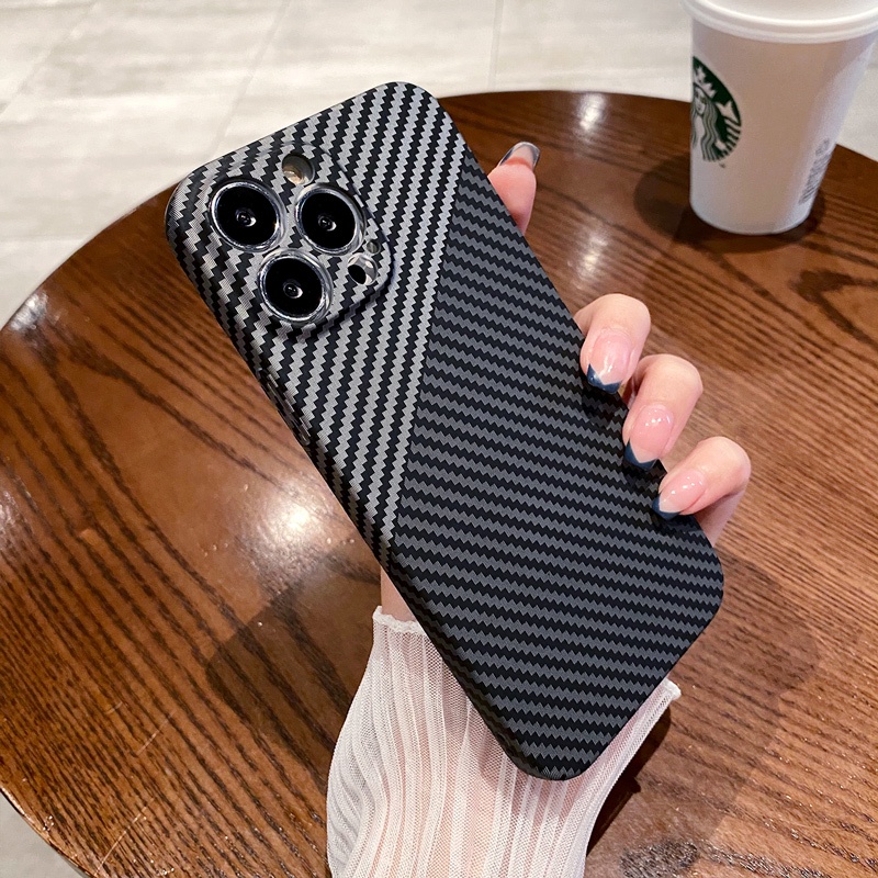Ốp Điện Thoại Sợi Carbon Chống Sốc Cho iphone Xs Max 11 12 13 Pro Max ip11