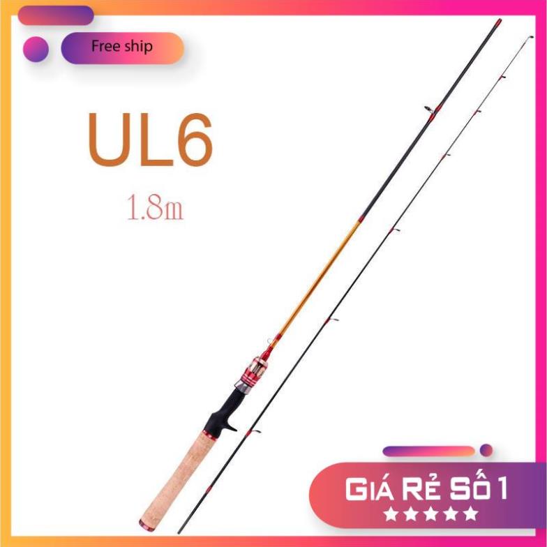 🐠 Cần câu lure ul ultralight siêu dẻo máy ngang 3 mẫu lựa chọn độ dài 1m68 và 1m8 chuyên câu suối 🐠