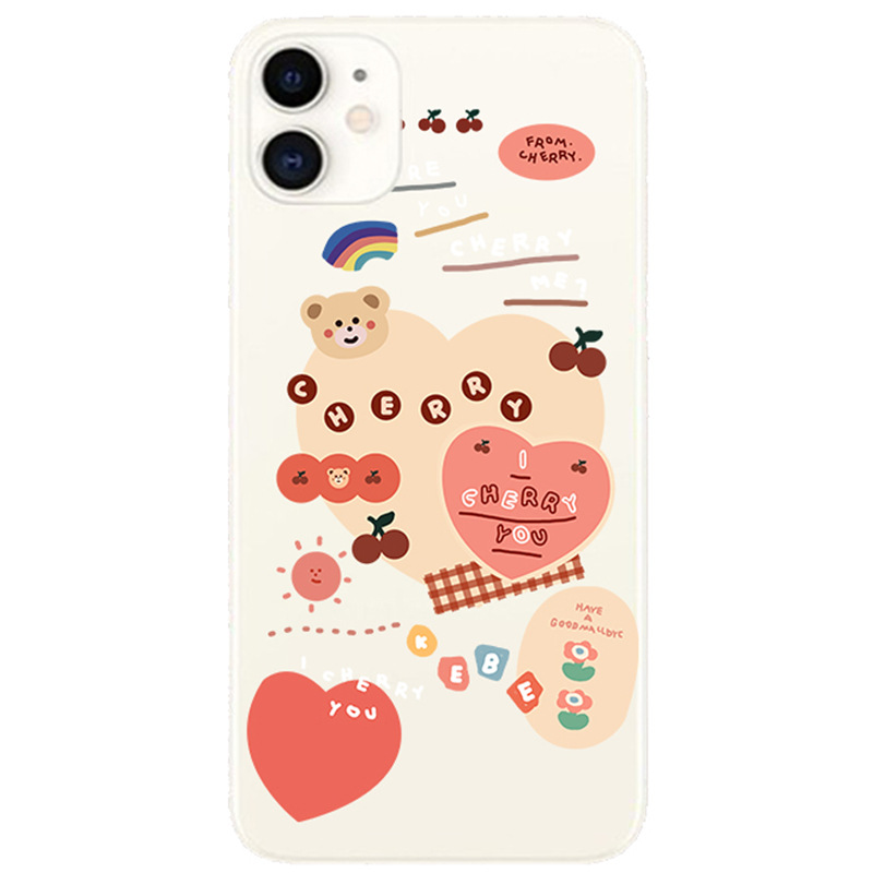 Ốp lưng iphone Ốp Điện Thoại In Họa Tiết Trái Tim Cho iphone 14 6 / 6plus / 6s / 6s plus / 6 / 14pro / 14proplus / 8 / 8plus / x / xs / xs max / 11 / 11 pro / 11 pro / 11 Promax / 12 / 13 / Dinuo case