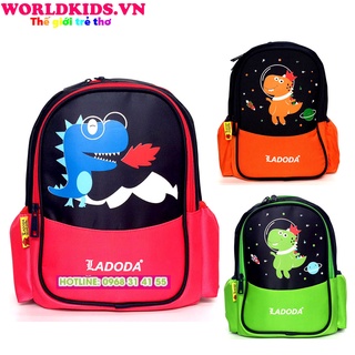 Balo mầm non chính hãng LADODA hình khủng long cho bé trai