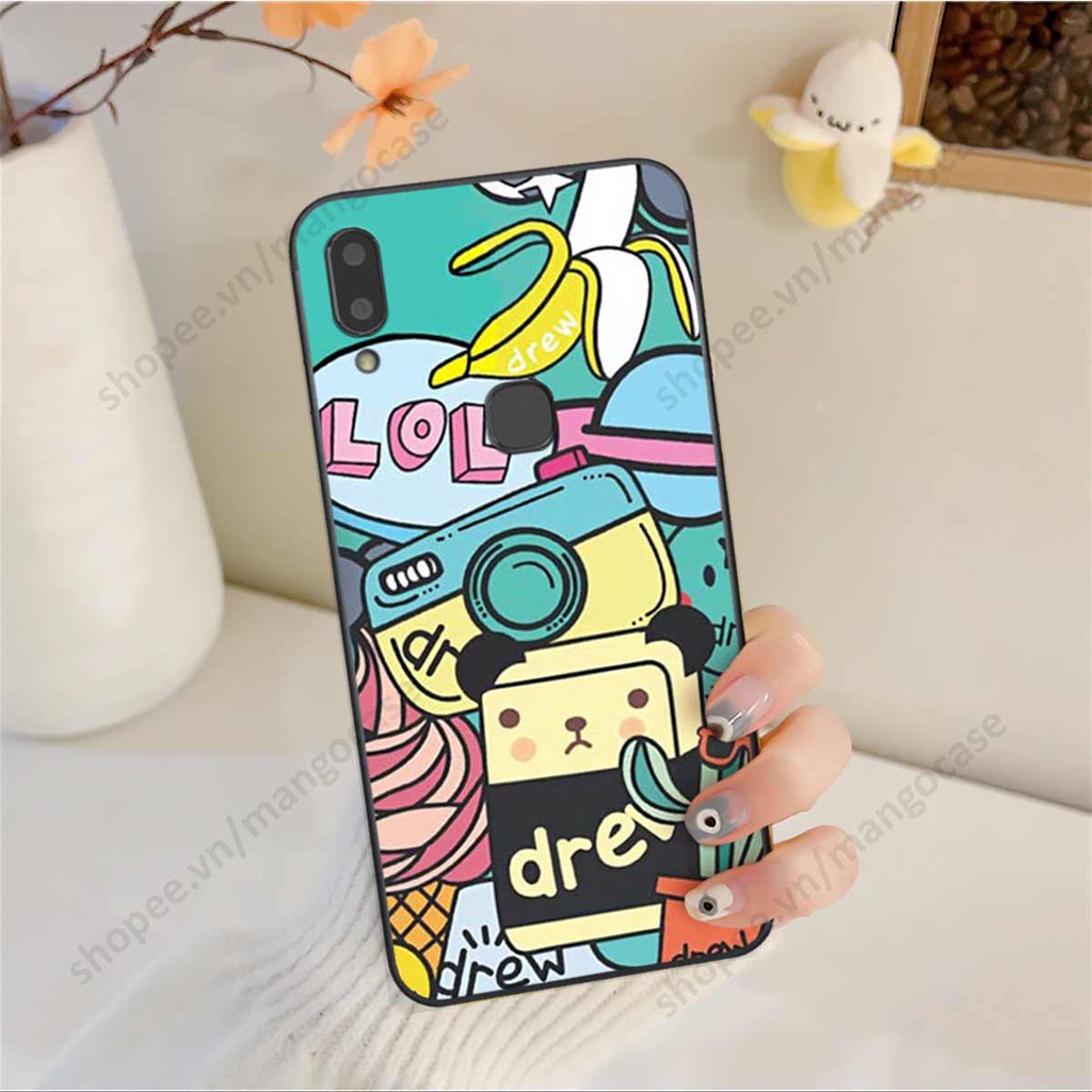 Ốp lưng điện thoại Vivo V9 / V9 Youth drew, kaws, bape cao cấp, vỏ ốp rẻ đẹp