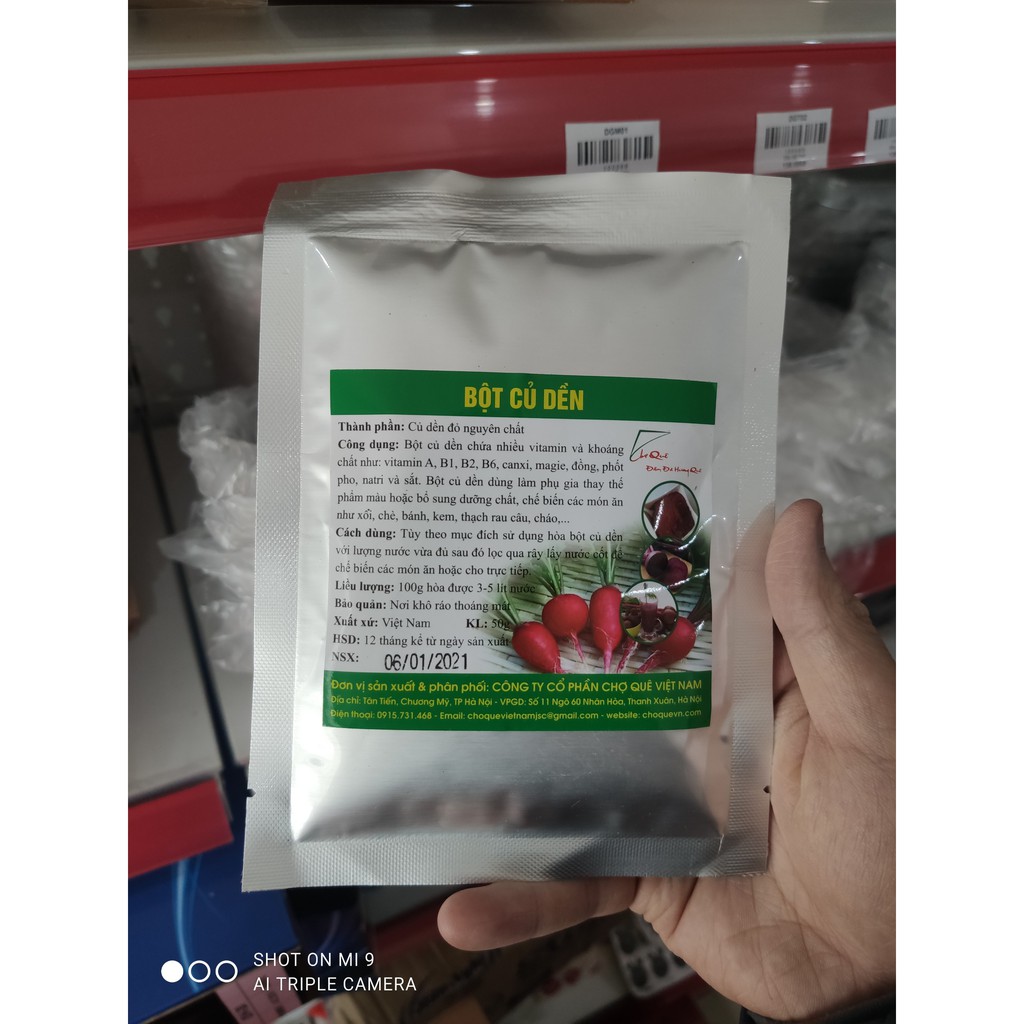 Bột Màu Làm Bánh 50Gr